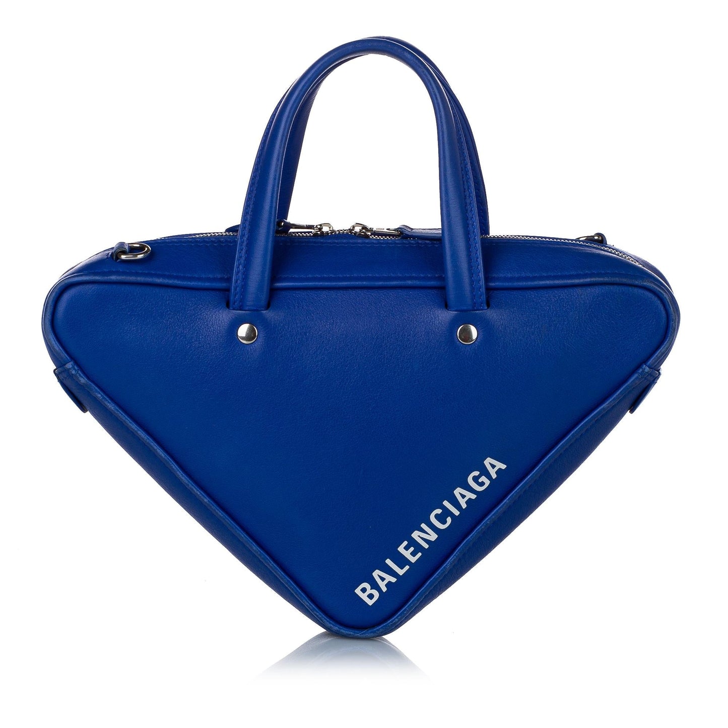 Luxury Balenciaga S Triangle Leather Duffle Bag (SHG-28939)