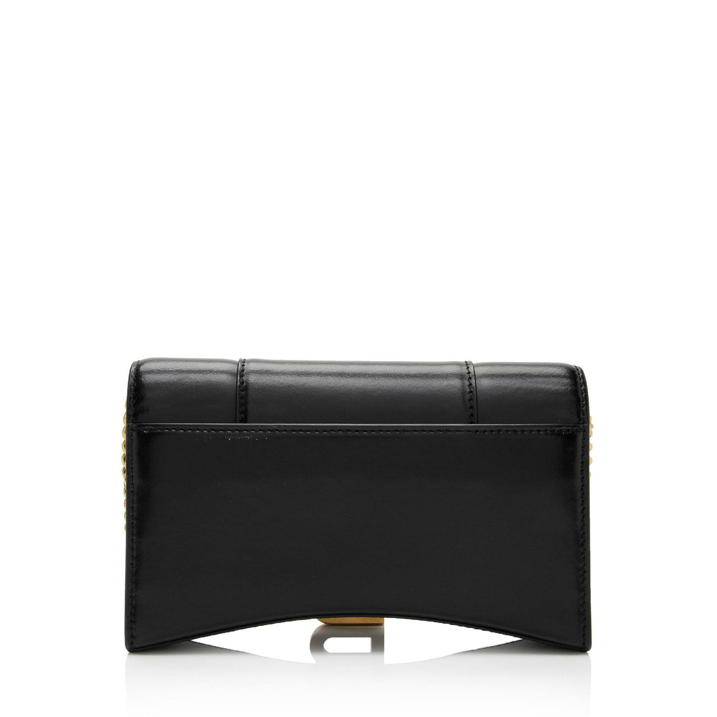 Luxury Balenciaga Shiny Calfskin Hourglass Wallet on Chain Bag (SHF-RgTbFx)