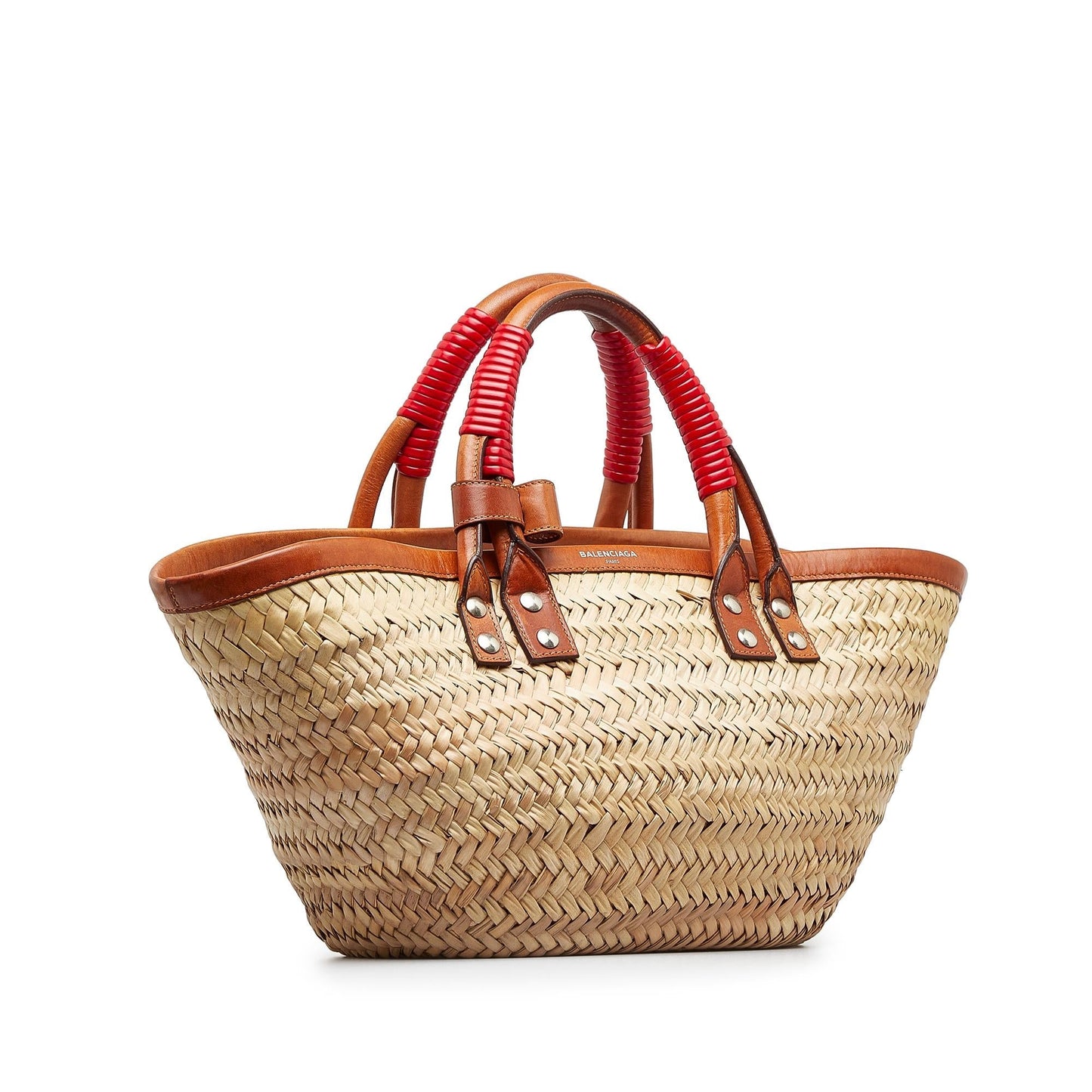 Luxury Balenciaga Small Straw Bistrot Panier (SHG-u0lUVG)