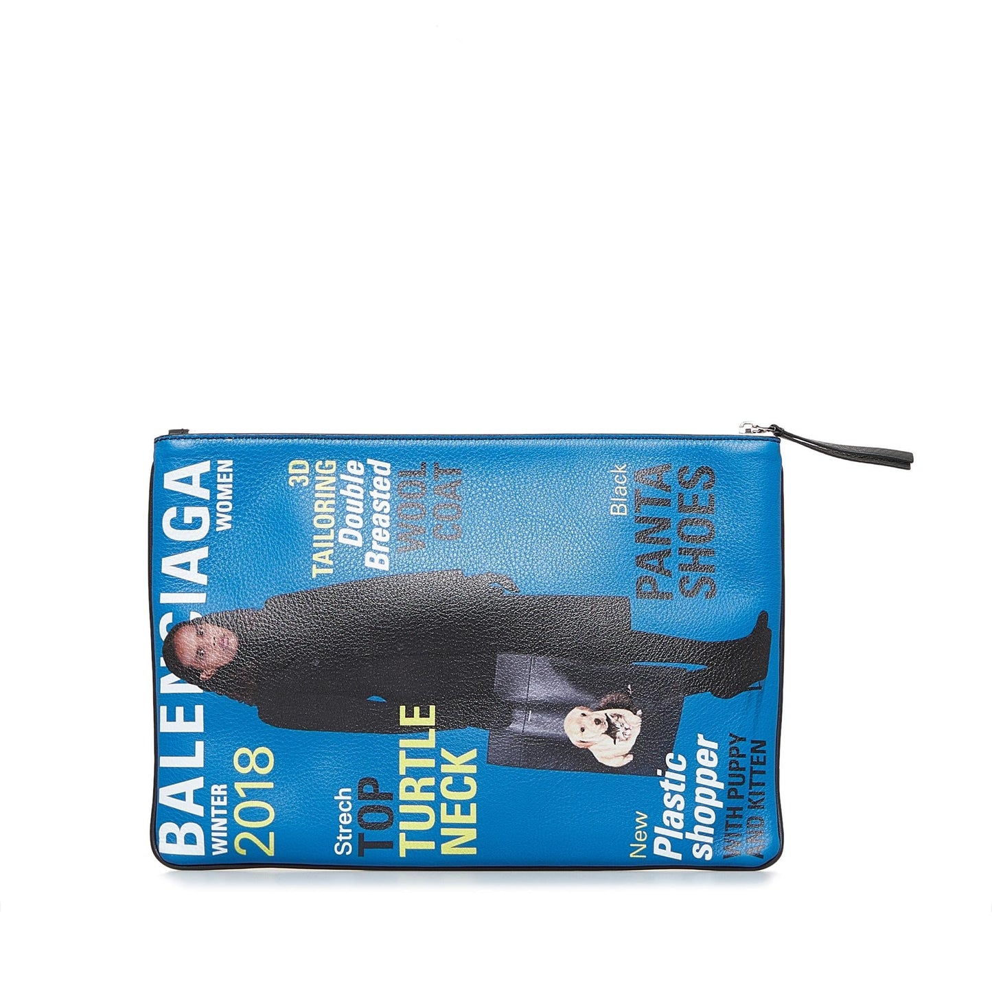 Luxury Balenciaga Supermarket Magazine Clutch (SHG-fVz7WG)