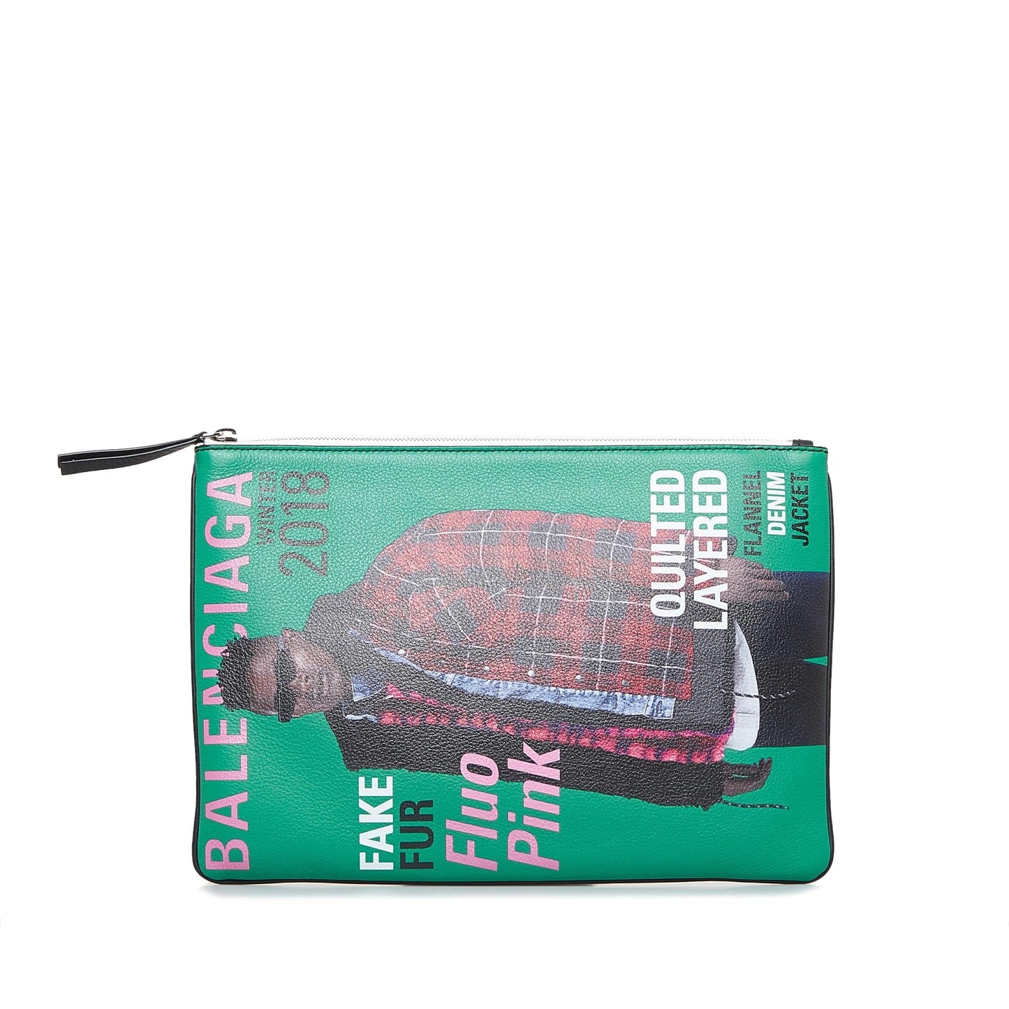 Luxury Balenciaga Supermarket Magazine Clutch (SHG-fVz7WG)