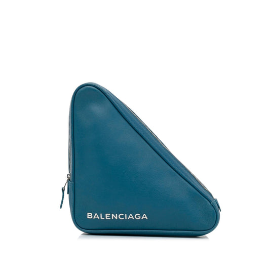 Luxury Balenciaga Triangle Clutch (SHG-27qbOr)