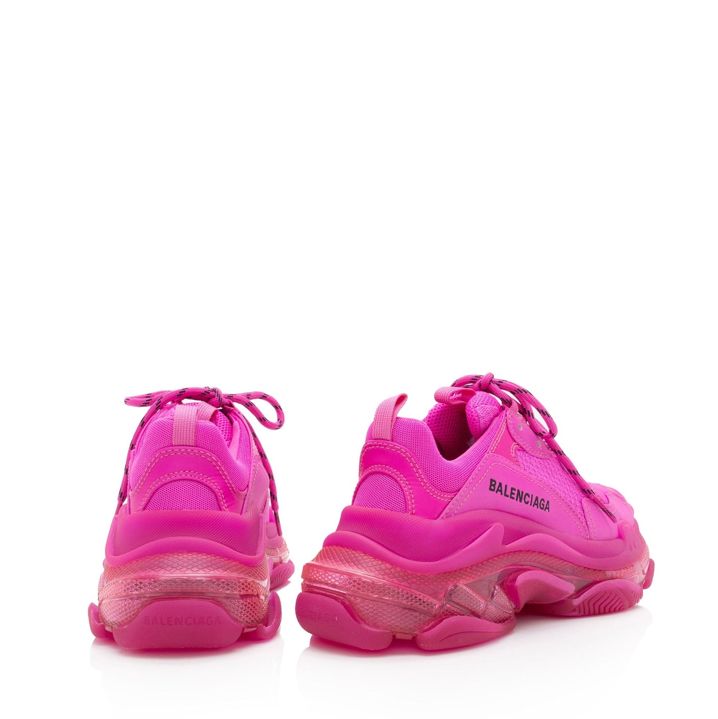 Luxury Balenciaga Triple S Clear Sole Sneakers - Size 7 / 37 (SHF-F7gK8V)