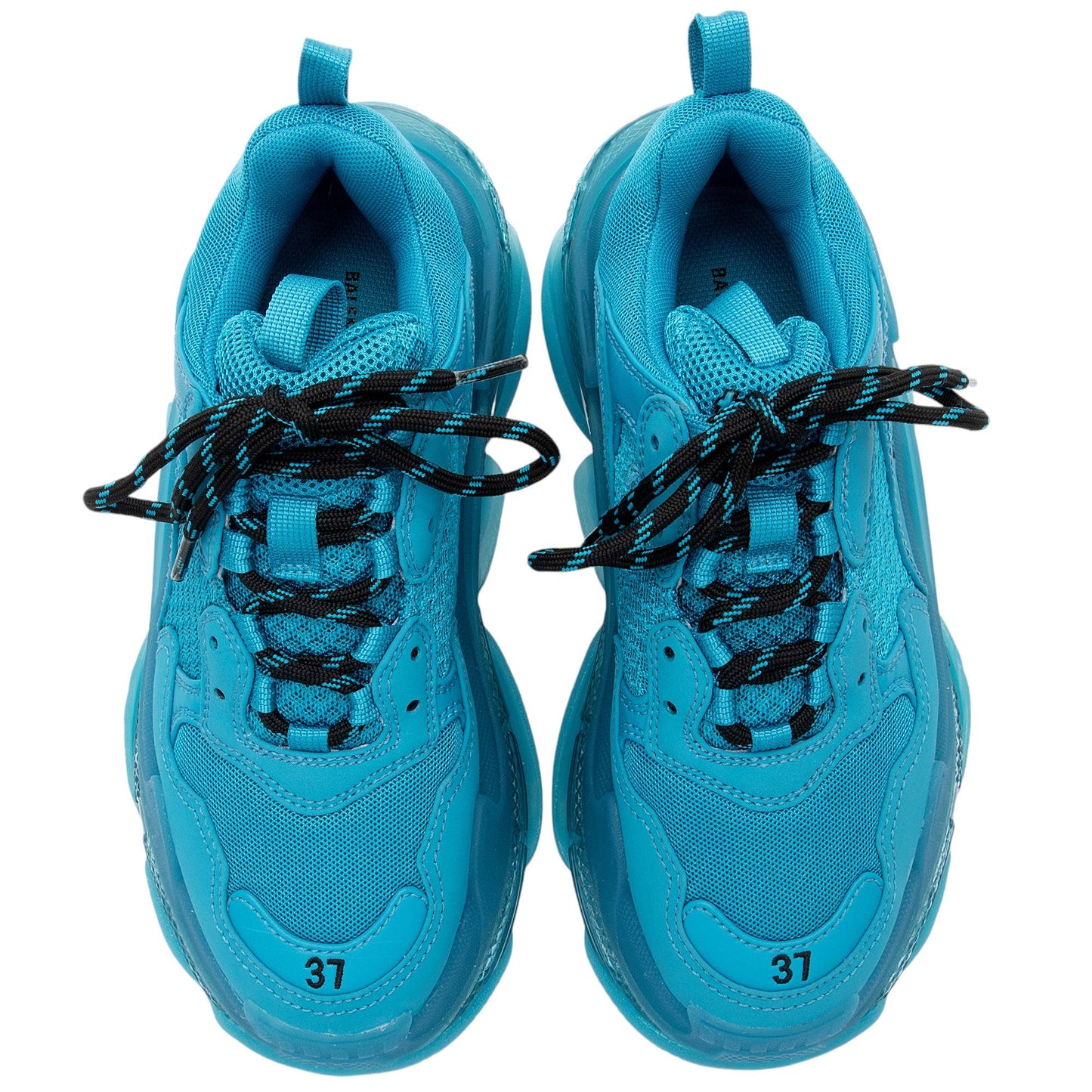 Luxury Balenciaga Triple S Clear Sole Sneakers - Size 7 / 37 (SHF-CPwO7U)
