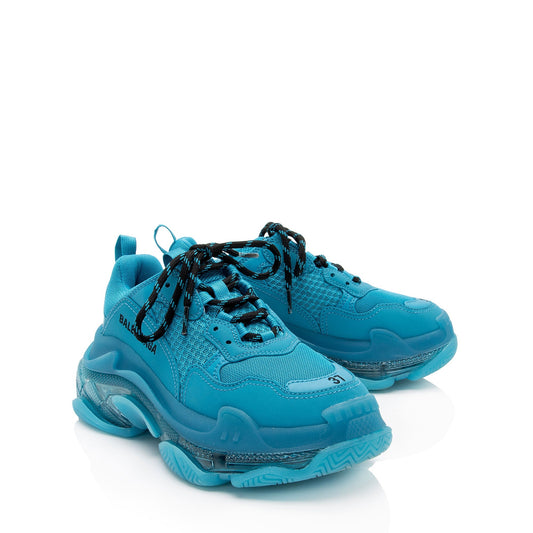 Luxury Balenciaga Triple S Clear Sole Sneakers - Size 7 / 37 (SHF-CPwO7U)