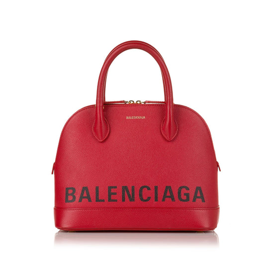 Luxury Balenciaga Ville Leather Satchel (SHG-RNCLqi)