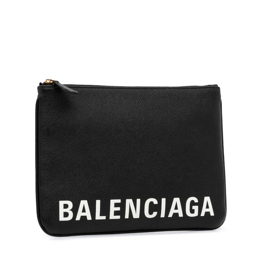 Luxury Balenciaga Ville Logo Pouch (SHG-Vkehqe)