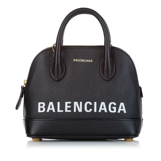 Luxury Balenciaga Ville XXS Leather Satchel (SHG-27946)