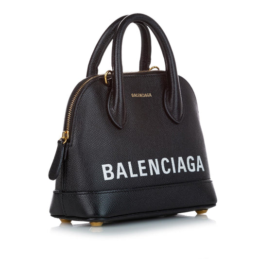 Luxury Balenciaga Ville XXS Leather Satchel (SHG-27946)