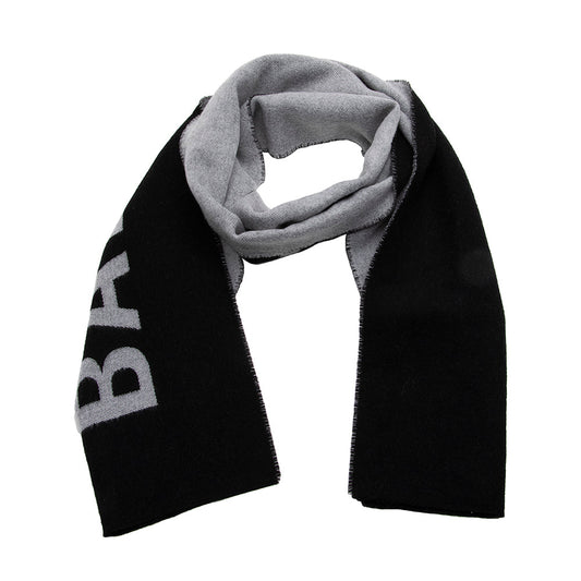 Luxury Balenciaga Wool Logo Macro Scarf (SHF-23033)