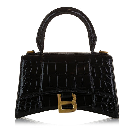 Luxury Balenciaga XS Embossed Hourglass (SHG-37571)