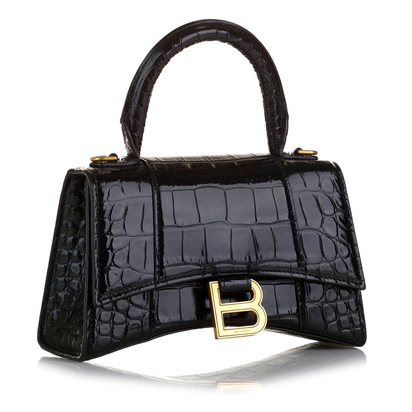 Luxury Balenciaga XS Embossed Hourglass (SHG-37571)