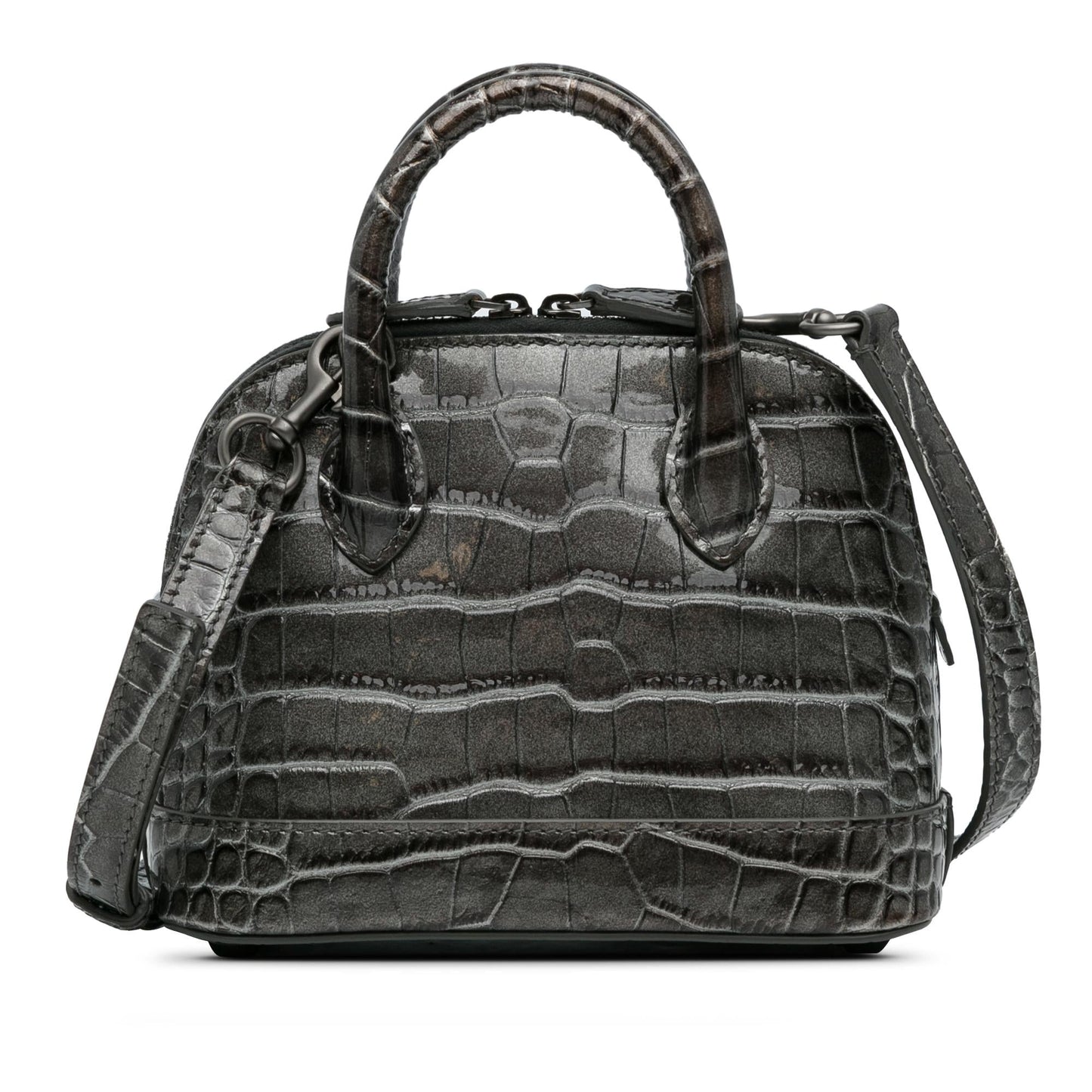 Luxury Balenciaga XS Embossed Ville Satchel (SHG-2HcrjE)