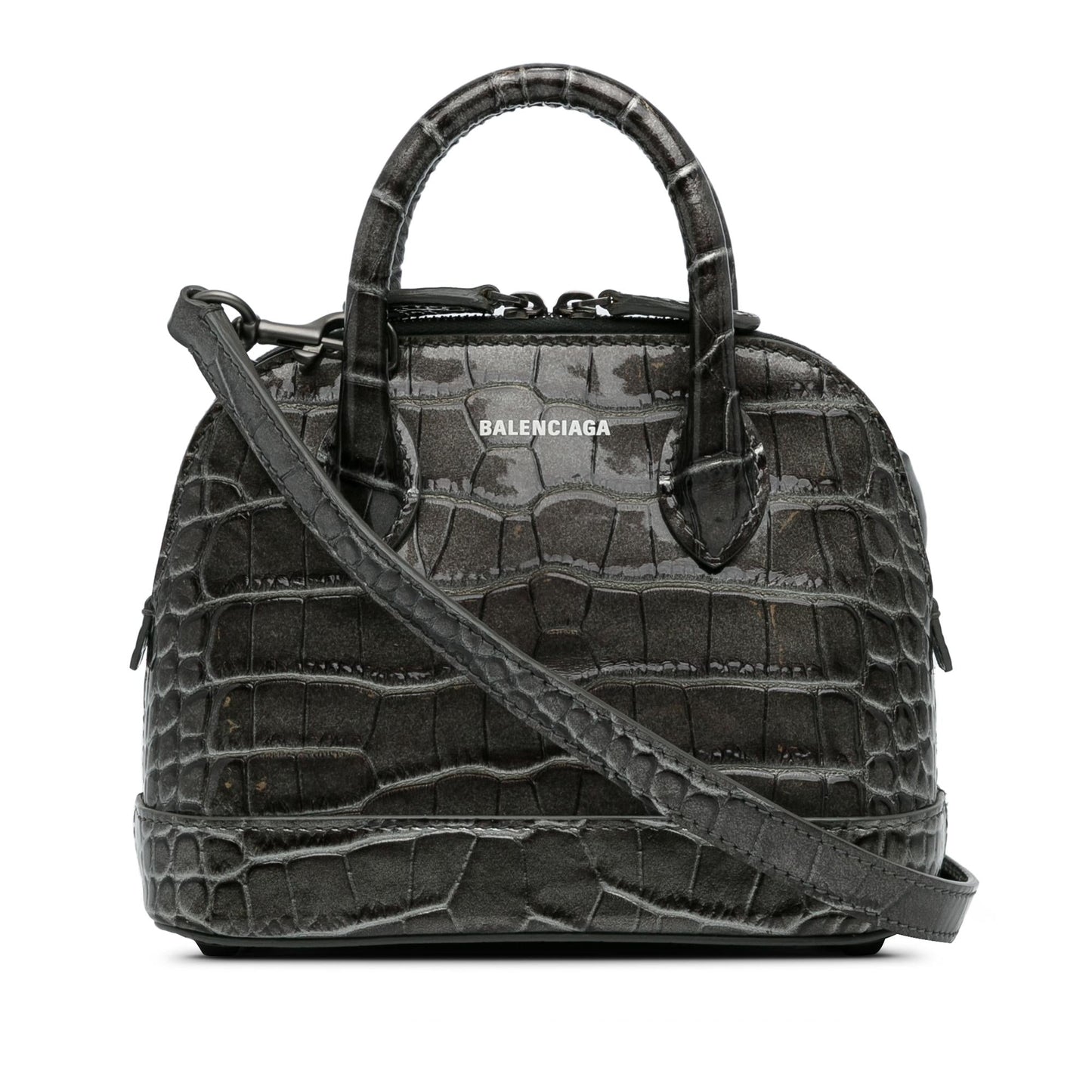 Luxury Balenciaga XS Embossed Ville Satchel (SHG-2HcrjE)