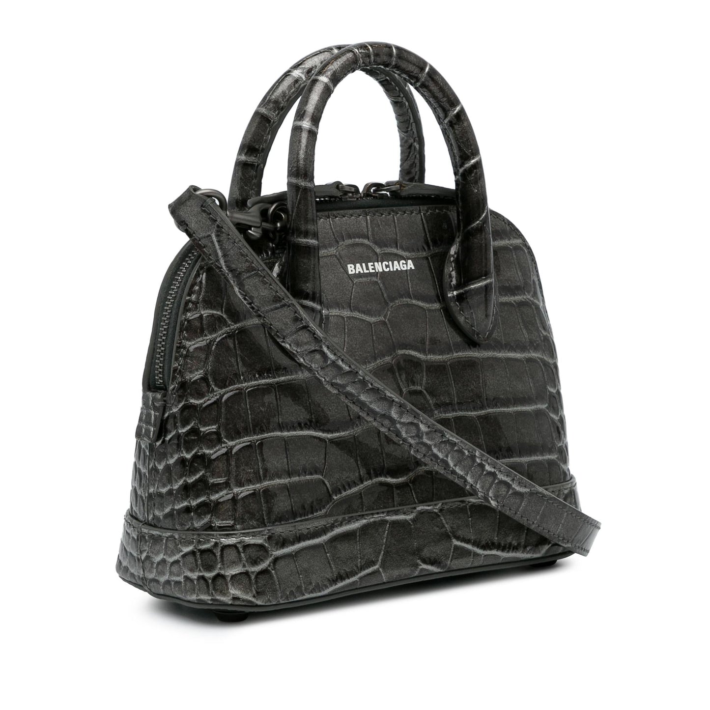 Luxury Balenciaga XS Embossed Ville Satchel (SHG-2HcrjE)