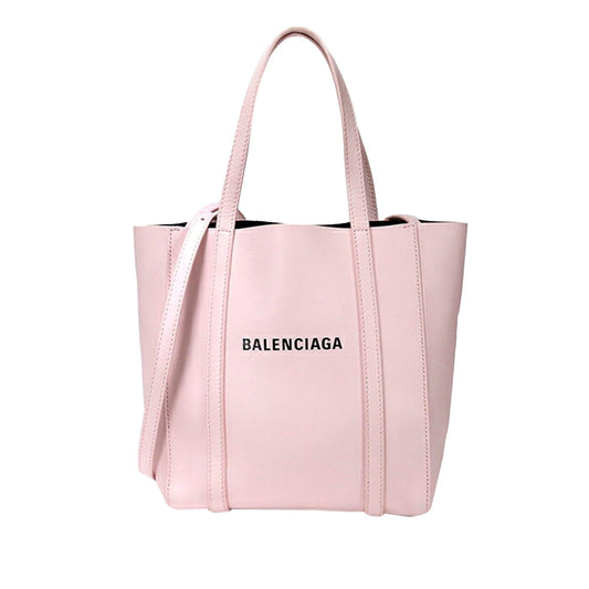 Luxury Balenciaga XXS Everyday Shopping Tote Leather Satchel (SHG-36965)