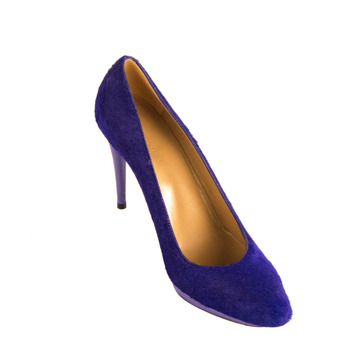 Luxury Balenciaga Violet Pony Hair Pumps Size US 10 | EU 40
