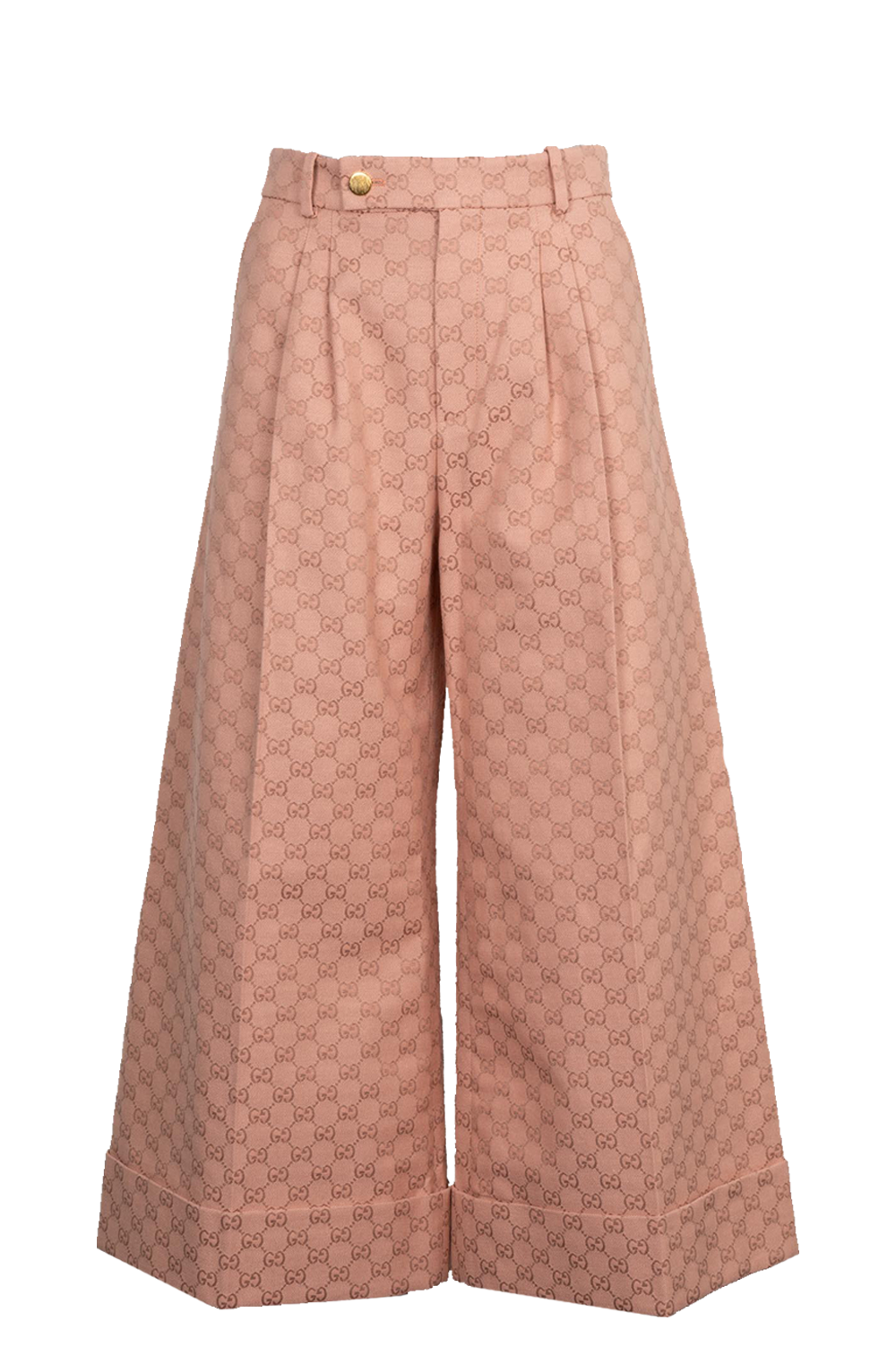 Luxury Gucci Trending 2025 GG Supreme Wide Leg Pants Pink