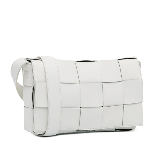 Luxury Bottega Veneta Calfskin Intrecciato Cassette Crossbody (SHG-F2bVdG)