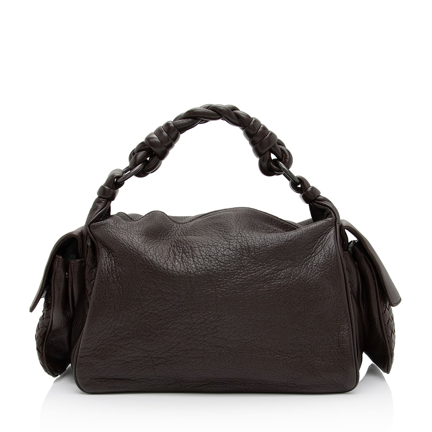 Luxury Bottega Veneta Cervo Cocker Satchel (SHF-jlBNVm)