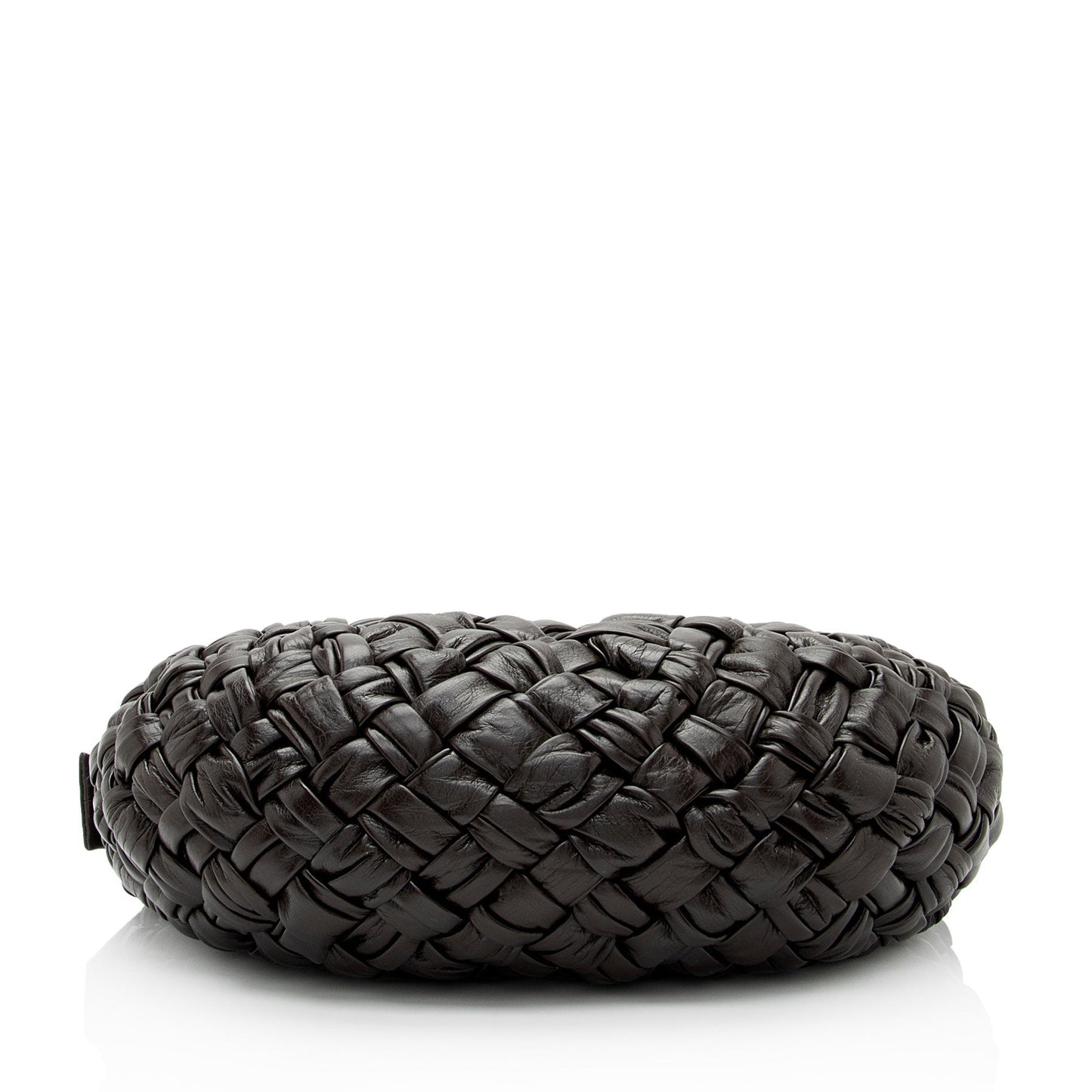 Luxury Bottega Veneta Foulard Intrecciato Banana Hobo (SHF-Uae3dd)