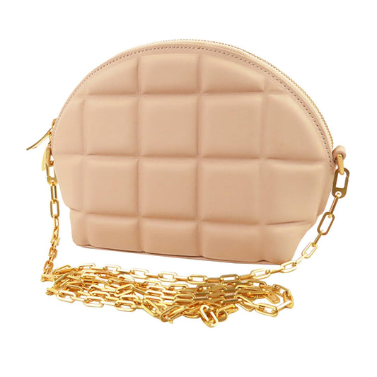 Luxury Bottega Veneta Half Moon Leather Crossbody Bag (SHG-35820)