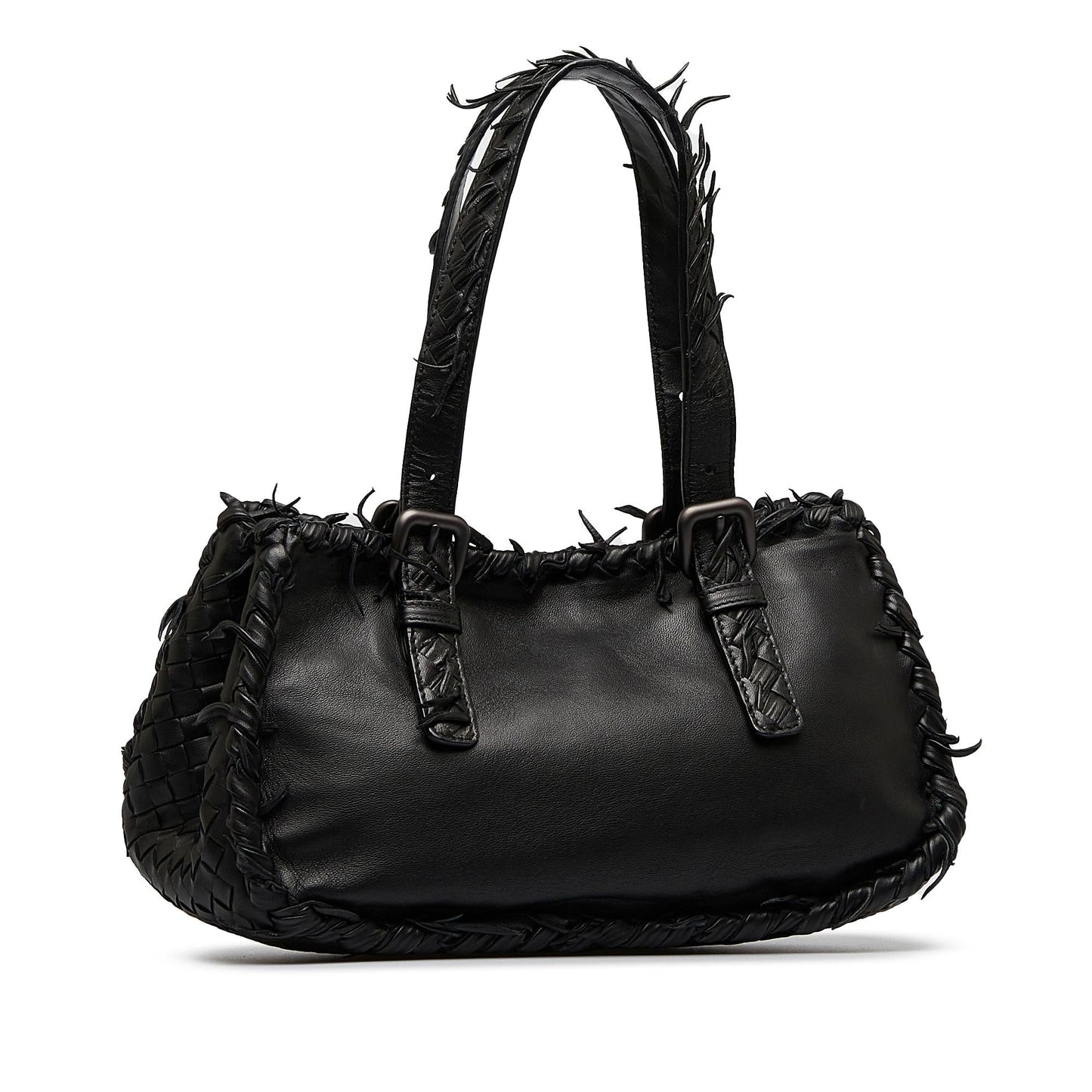 Luxury Bottega Veneta Intrecciato Fringe Handbag (SHG-R4KZcS)
