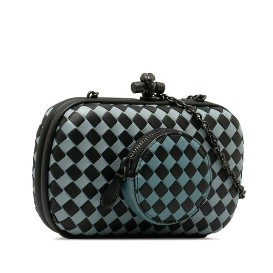 Luxury Bottega Veneta Intrecciato Knot Clutch (SHG-C92NFH)