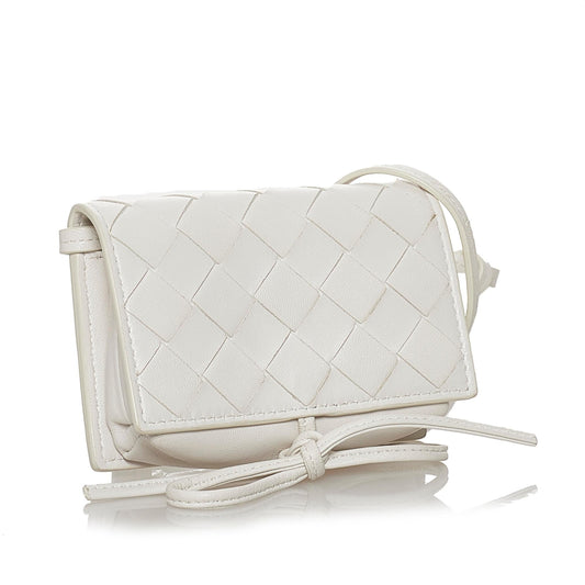 Luxury Bottega Veneta Intrecciato Leather Crossbody Bag (SHG-33431)