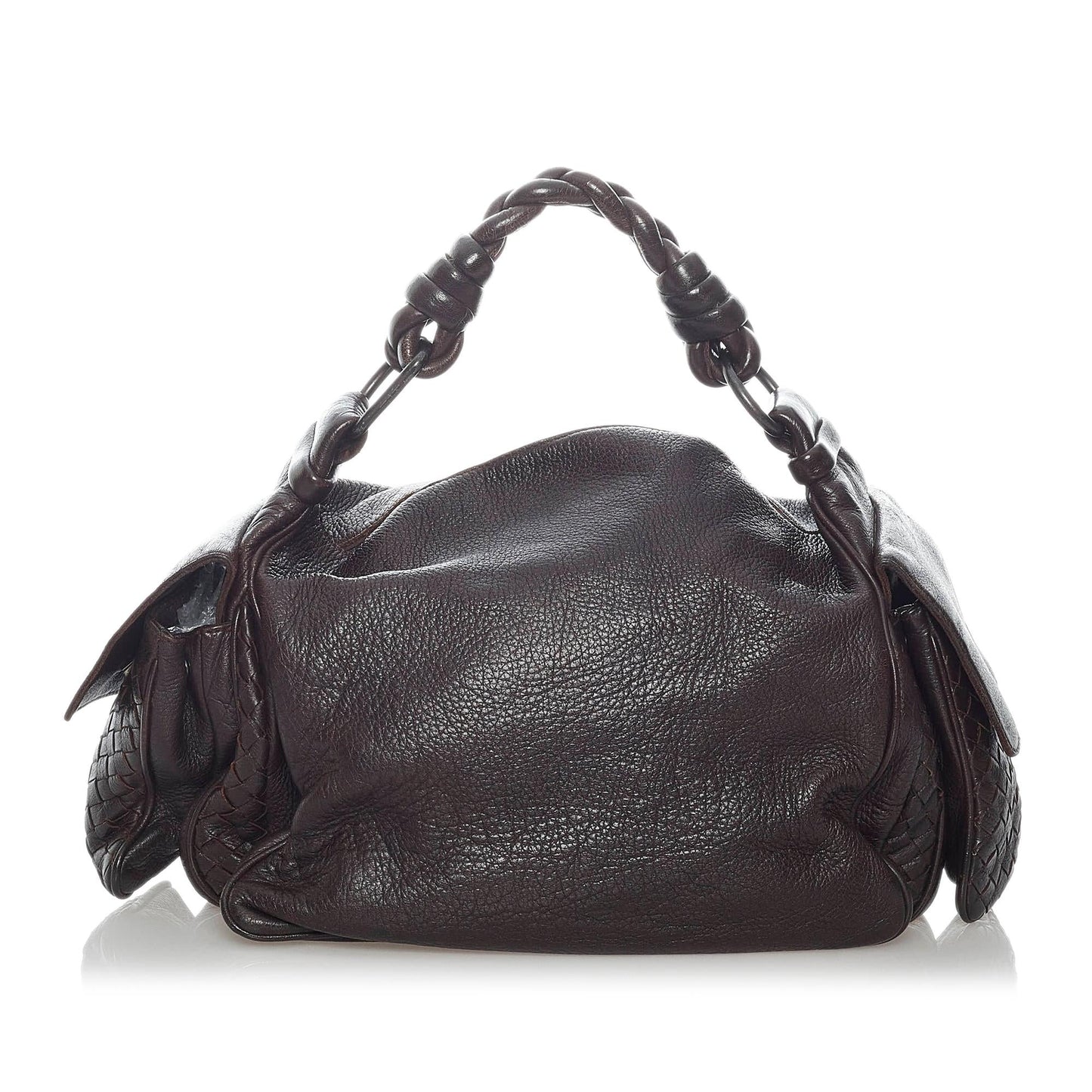 Luxury Bottega Veneta Intrecciato Leather Handbag (SHG-30753)