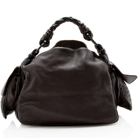 Luxury Bottega Veneta Intrecciato Leather Shoulder Bag (SHF-14344)