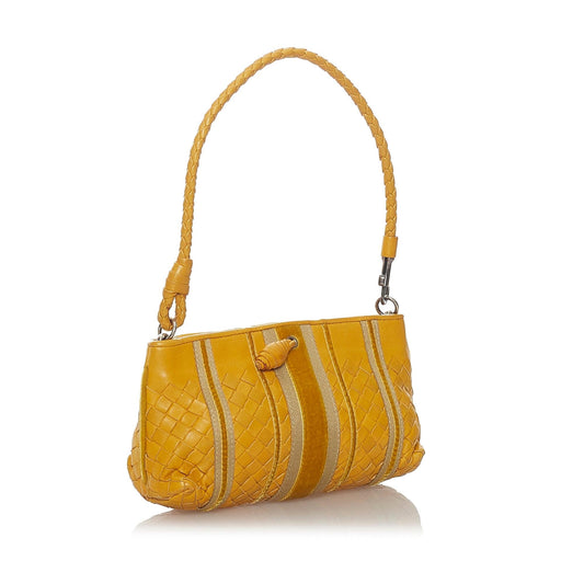 Luxury Bottega Veneta Intrecciato Leather Shoulder Bag (SHG-27650)