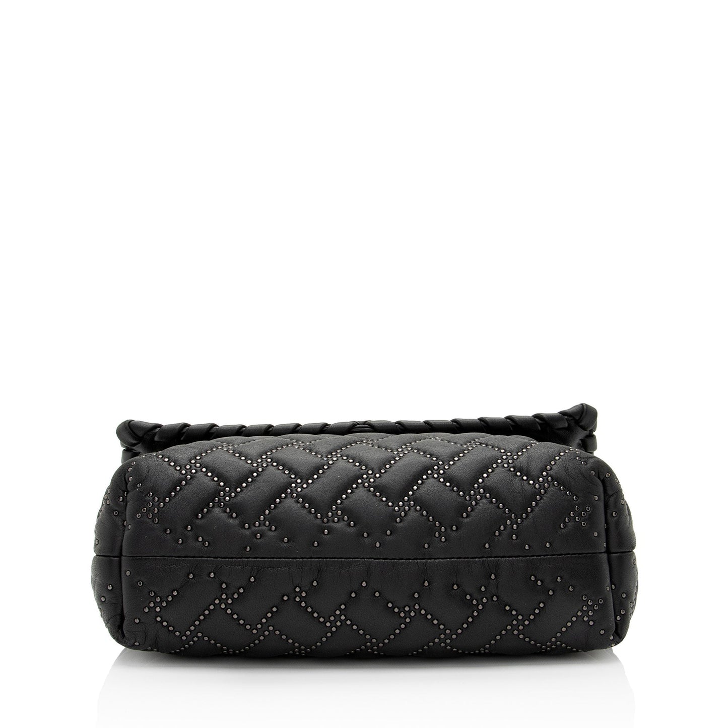 Luxury Bottega Veneta Intrecciato Microstud Olimpia Medium Shoulder Bag (SHF-1Fq6ti)