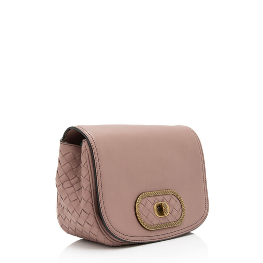 Luxury Bottega Veneta Intrecciato Nappa Leather BV Luna Crossbody Bag (SHF-dAMwzh)