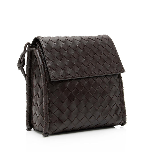 Luxury Bottega Veneta Intrecciato Nappa Small Fold Bag (SHF-23664)