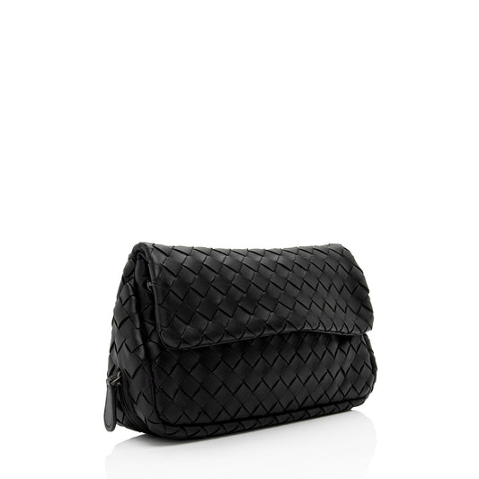 Luxury Bottega Veneta Intrecciato Nappa Olimpia Mini Chain Bag (SHF-5RIEaO)