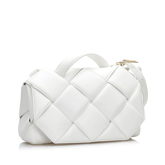 Luxury Bottega Veneta Intrecciato Padded Leather Satchel (SHG-evdA4X)