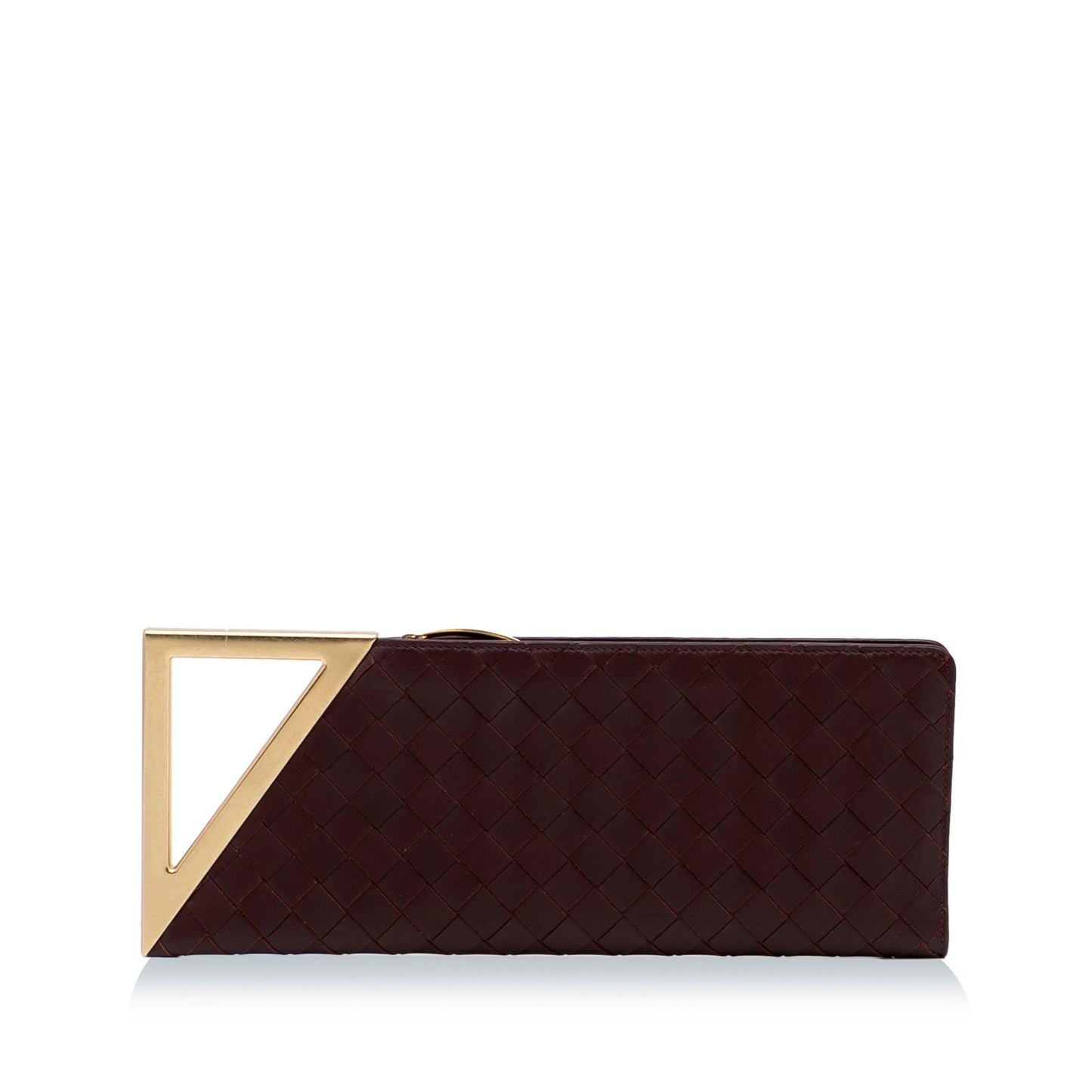 Luxury Bottega Veneta Intrecciato The Rim Clutch Bag (SHG-ChX1Fs)