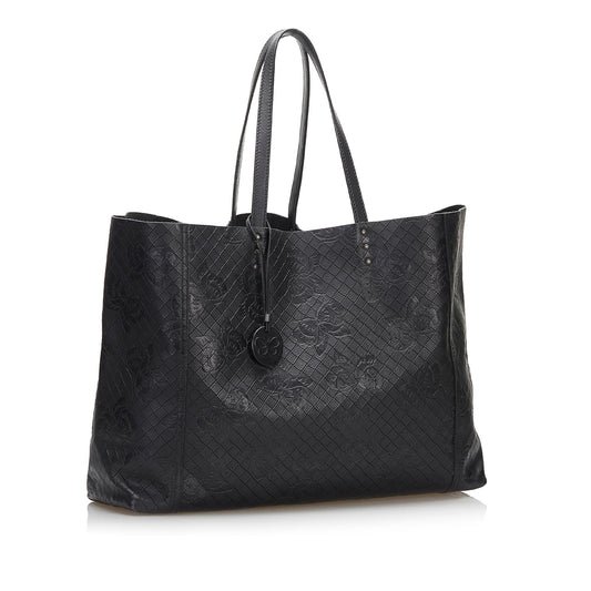 Luxury Bottega Veneta Intrecciomirage Butterfly Tote (SHG-37791)