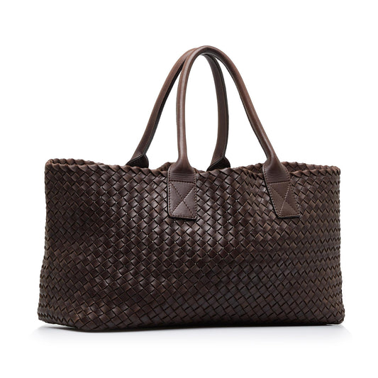 Luxury Bottega Veneta Large Intrecciato Cabat (SHG-DOMjM0)