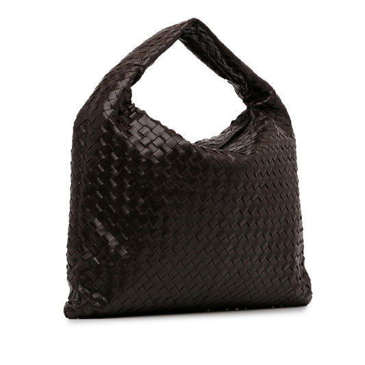 Luxury Bottega Veneta Large Intrecciato Hop Hobo (SHG-6f7QkJ)