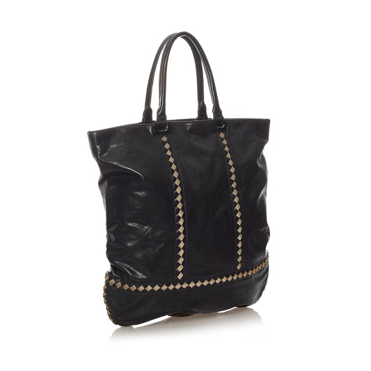 Luxury Bottega Veneta Leather Tote Bag (SHG-27522)