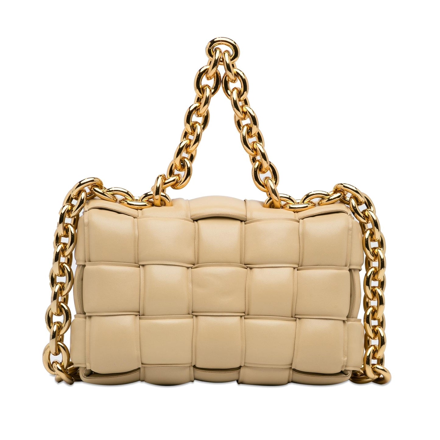 Luxury Bottega Veneta Maxi Intrecciato Padded Cassette Chain (SHG-BvbV9I)