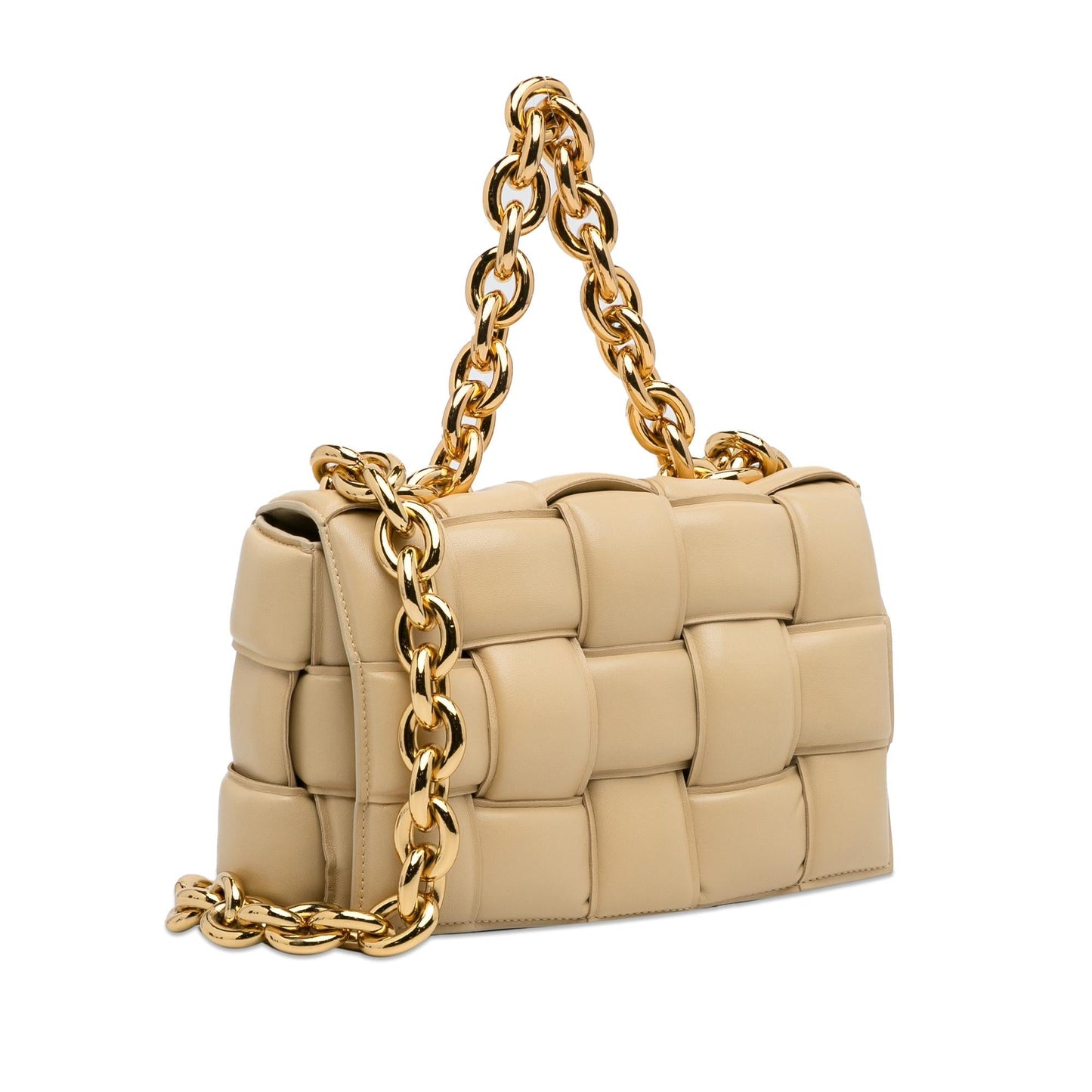 Luxury Bottega Veneta Maxi Intrecciato Padded Cassette Chain (SHG-BvbV9I)