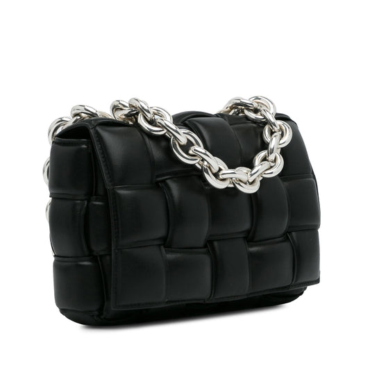 Luxury Bottega Veneta Maxi Intrecciato Padded Cassette Chain (SHG-wD104H)