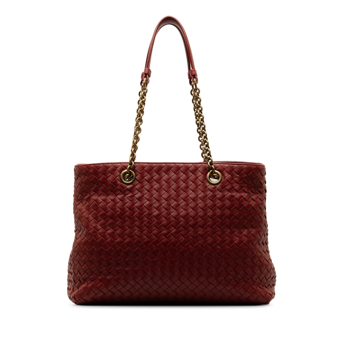 Luxury Bottega Veneta Medium Intrecciato Double Chain Tote (SHG-TiOjmt)