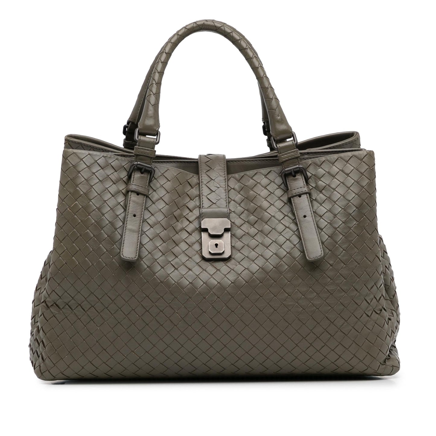 Luxury Bottega Veneta Medium Intrecciato Nappa Roma (SHG-7UV43M)