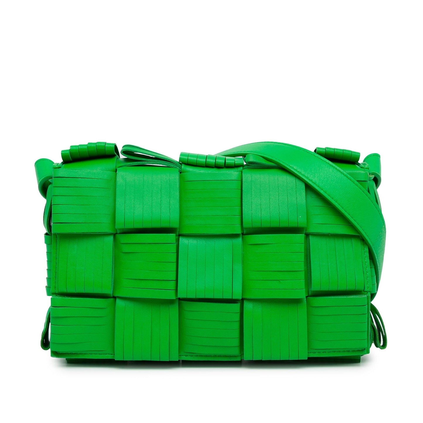 Luxury Bottega Veneta Nappa Intrecciato Fringed Cassette Crossbody (SHG-GROzlR)