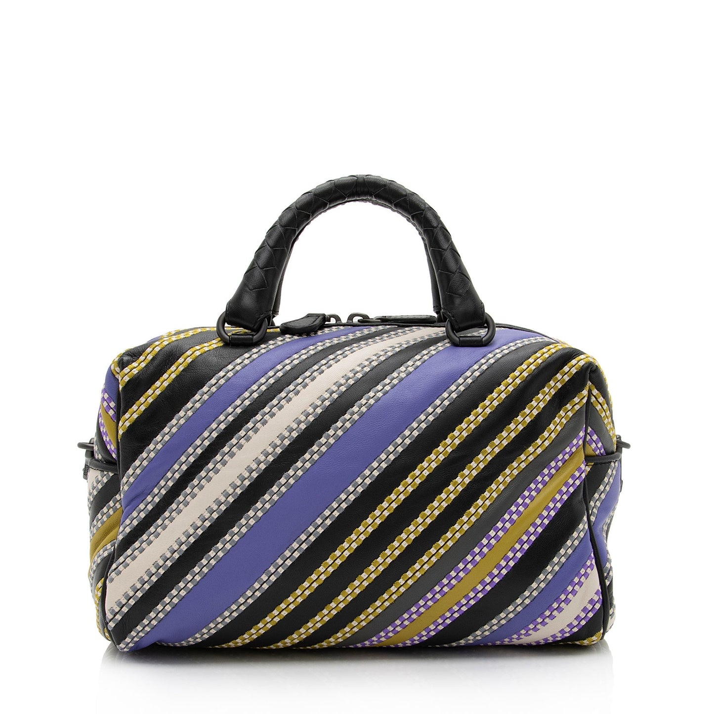 Luxury Bottega Veneta Nappa Leather Diagonal Boston Bag (SHF-XgupdP)