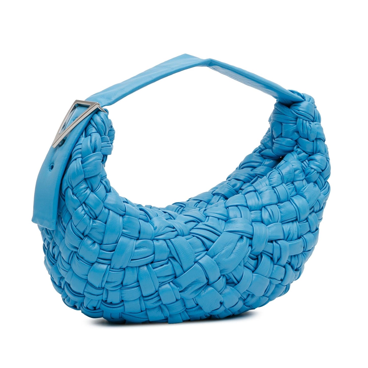 Luxury Bottega Veneta Paper Calfskin Intrecciato Banana Hobo Bag (SHG-qrjYxe)